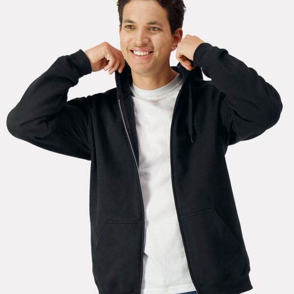 Unisex Softstyle® Full-Zip Hooded Sweatshirt Thumbnail