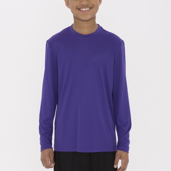 ATC Pro Team Polyester Long Sleeve Youth Tee Thumbnail