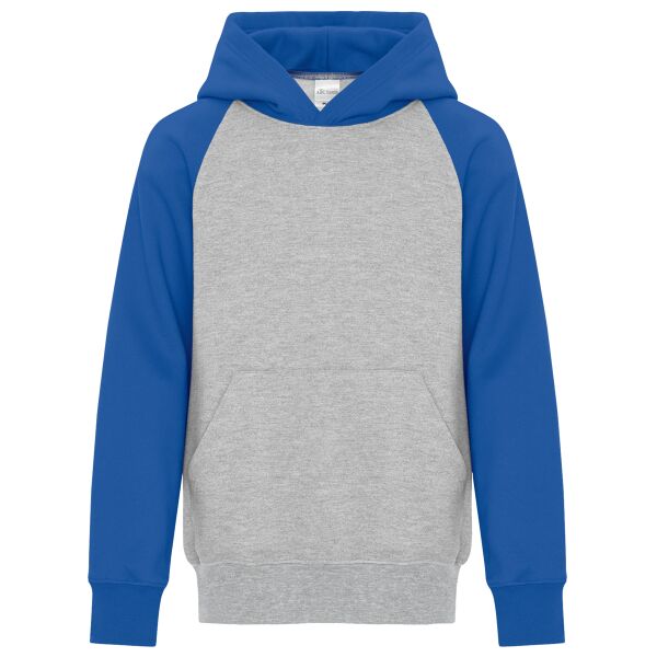 Everyday Two-Tone Hooded Youth Fleece Sweatshirt Thumbnail