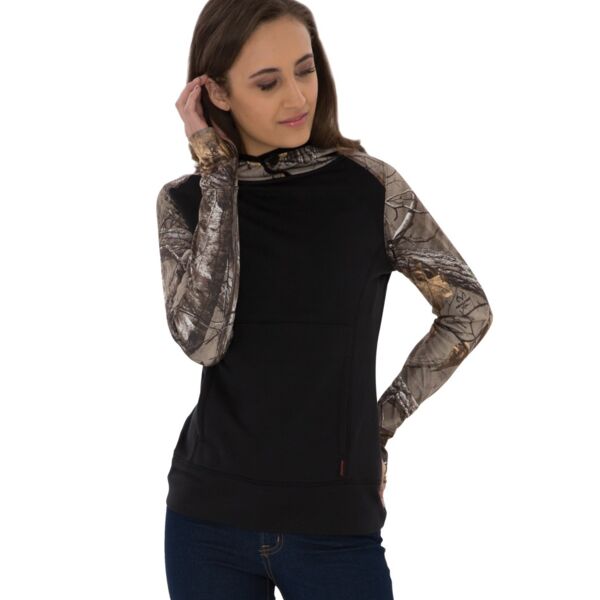 ATC Lightweight Realtree Two-Tone Hooded Ladies' Sweatshirt Thumbnail