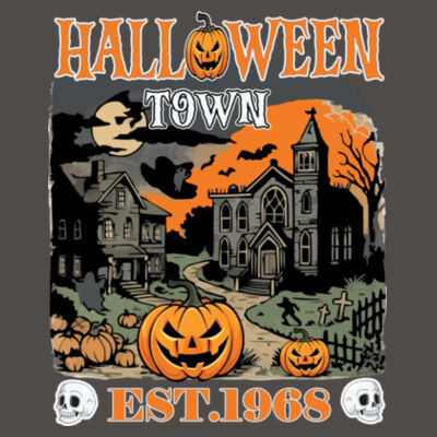 Halloween Town Tshirt Design